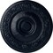 Ekena Millwork Neuveau Ceiling Medallion (Fits Canopies up to 6 3/8"), Hand-Painted Midnight Dream, 24 1/4"OD x 2"P CM24NAMDF - alternate 1